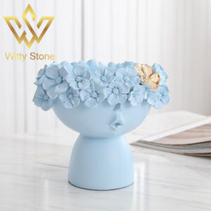 Doll Head Flower Vase