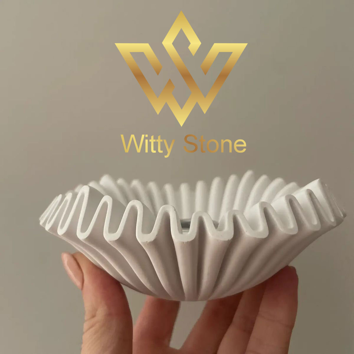 Wave Plate Candle Holder Set