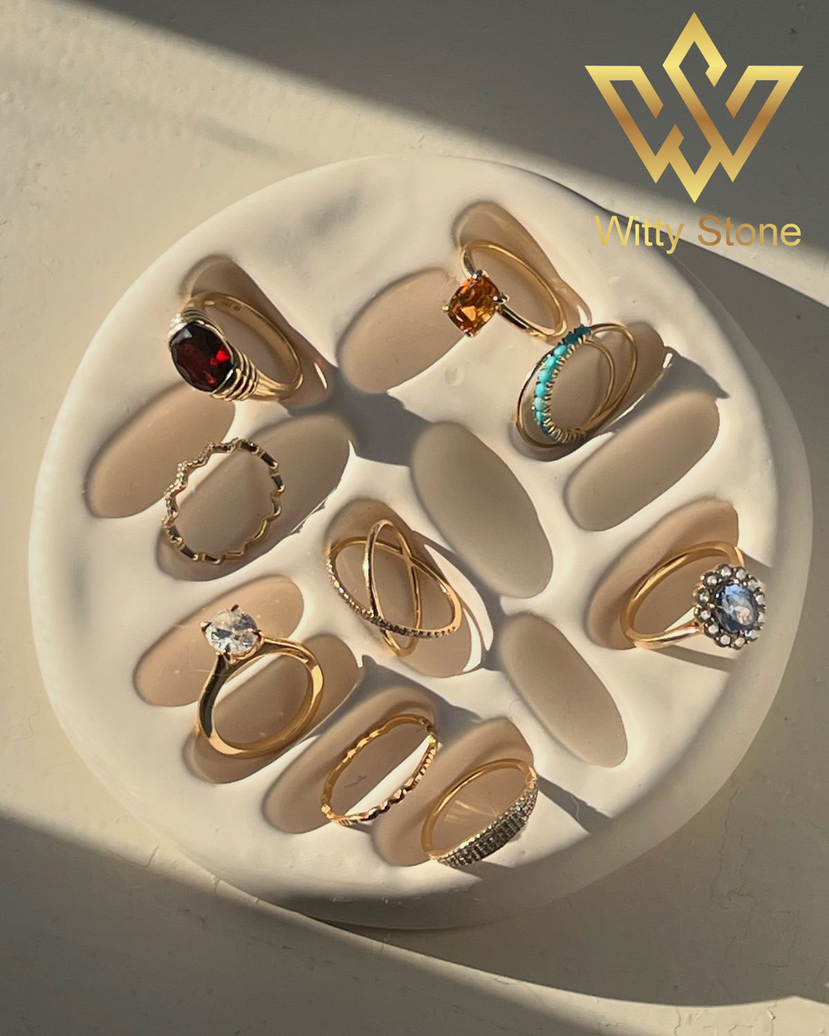 Round Jewelry Tray