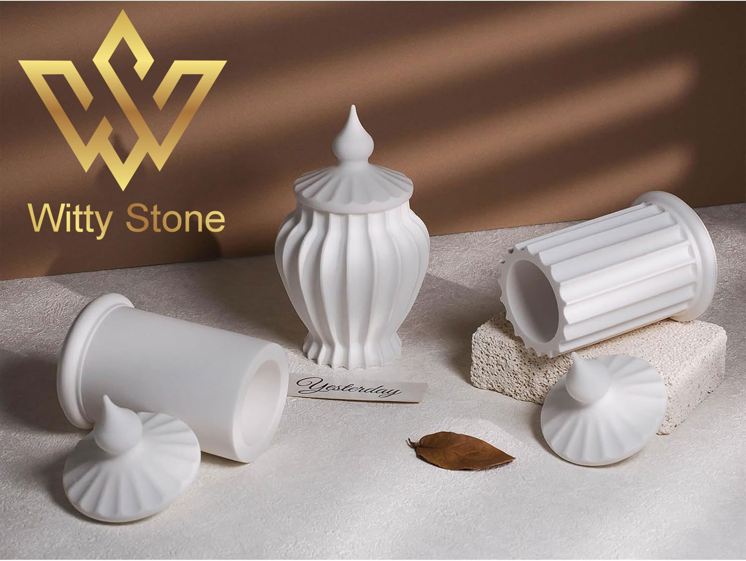 Roman Column Striped Storage Box