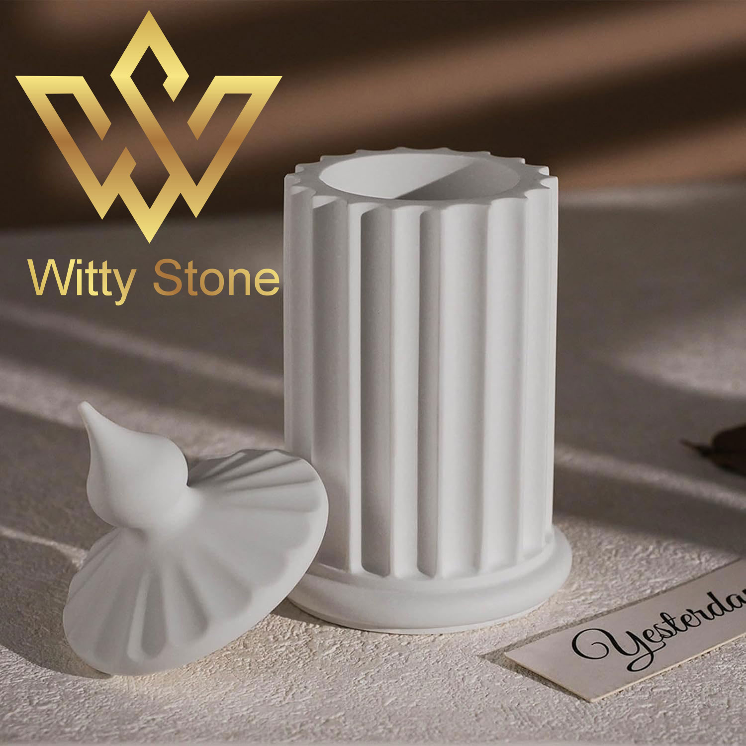 Roman Column Striped Storage Box
