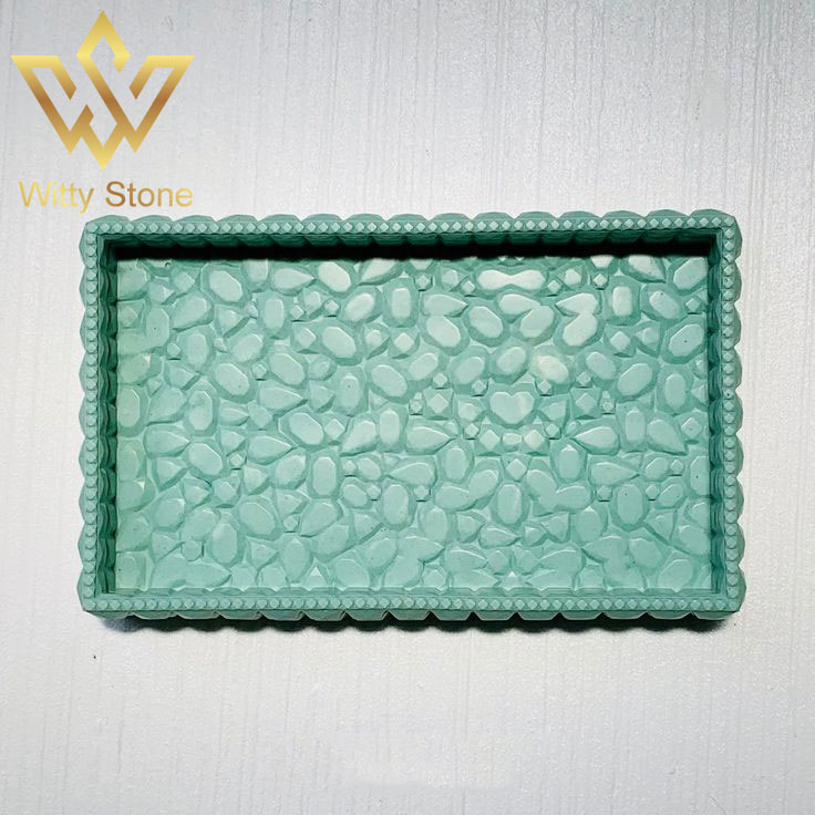 Diamond Leather Jewelry Tray