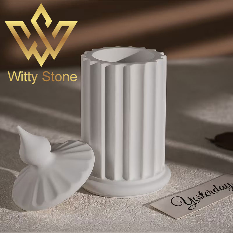 Roman Column Striped Storage Box