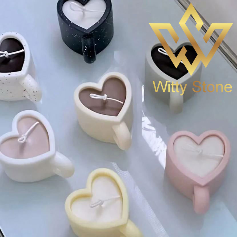 Heart Shaped Candle Cup