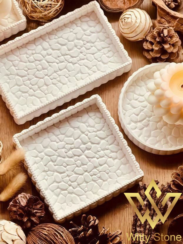 Diamond Leather Jewelry Tray