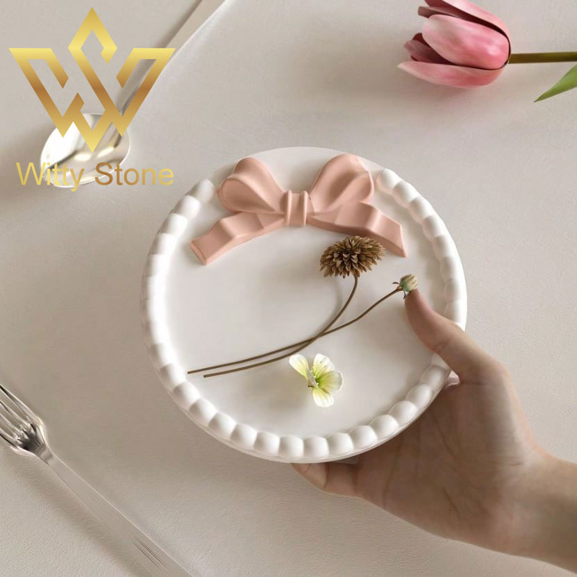 Square & Round Bow Tray