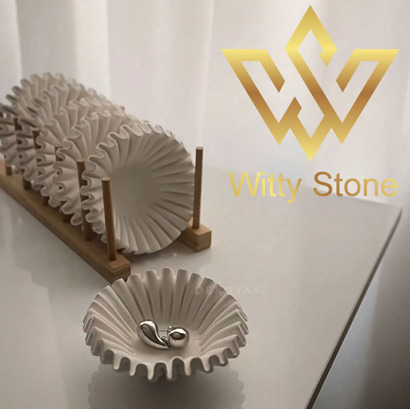 Wave Plate Candle Holder Set