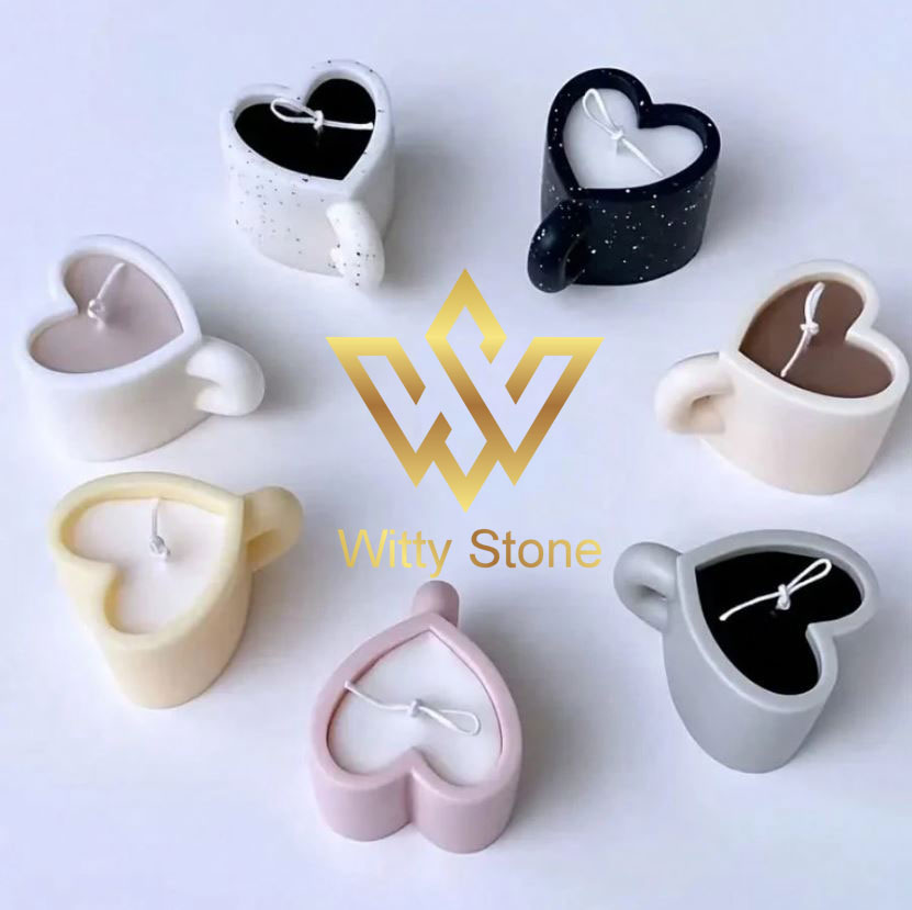 Heart Shaped Candle Cup