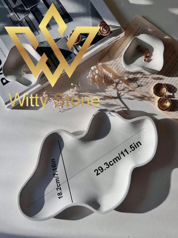 Asymmetrical Curved Cloud Tray