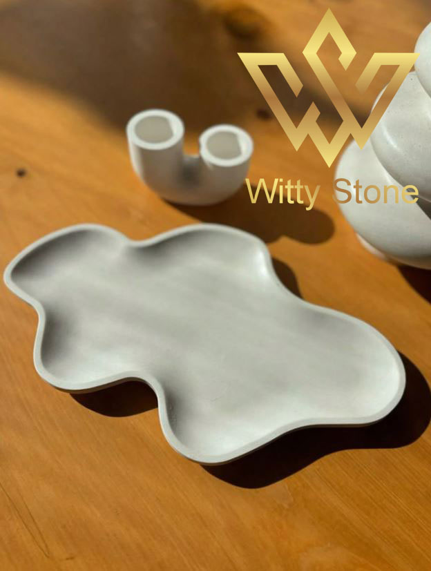 Asymmetrical Curved Cloud Tray