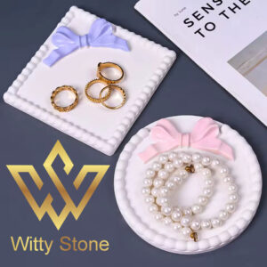 Square & Round Bow Tray