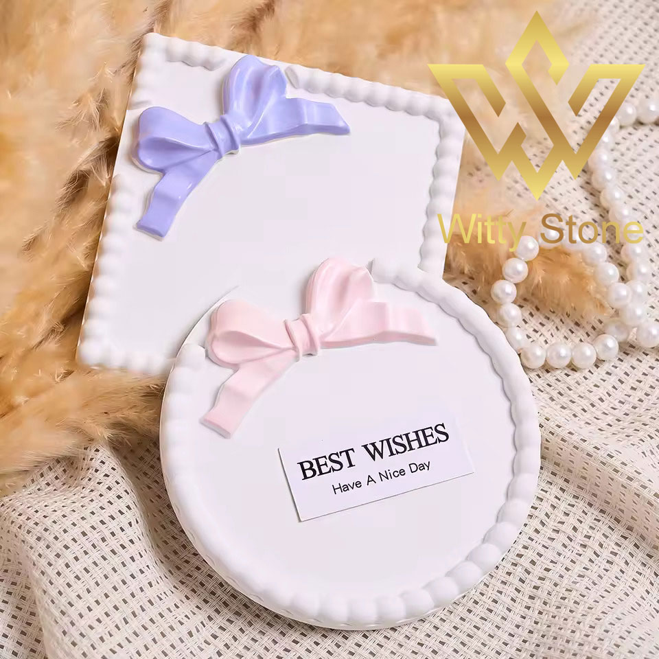 Square & Round Bow Tray