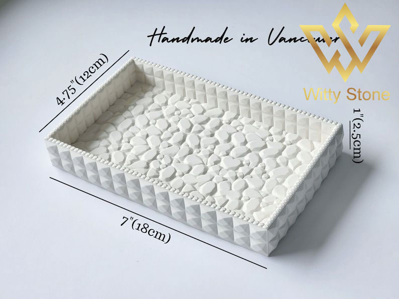 Diamond Leather Jewelry Tray