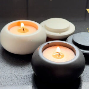 Small Candle Jar with Lid