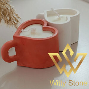 Heart Shaped Candle Cup