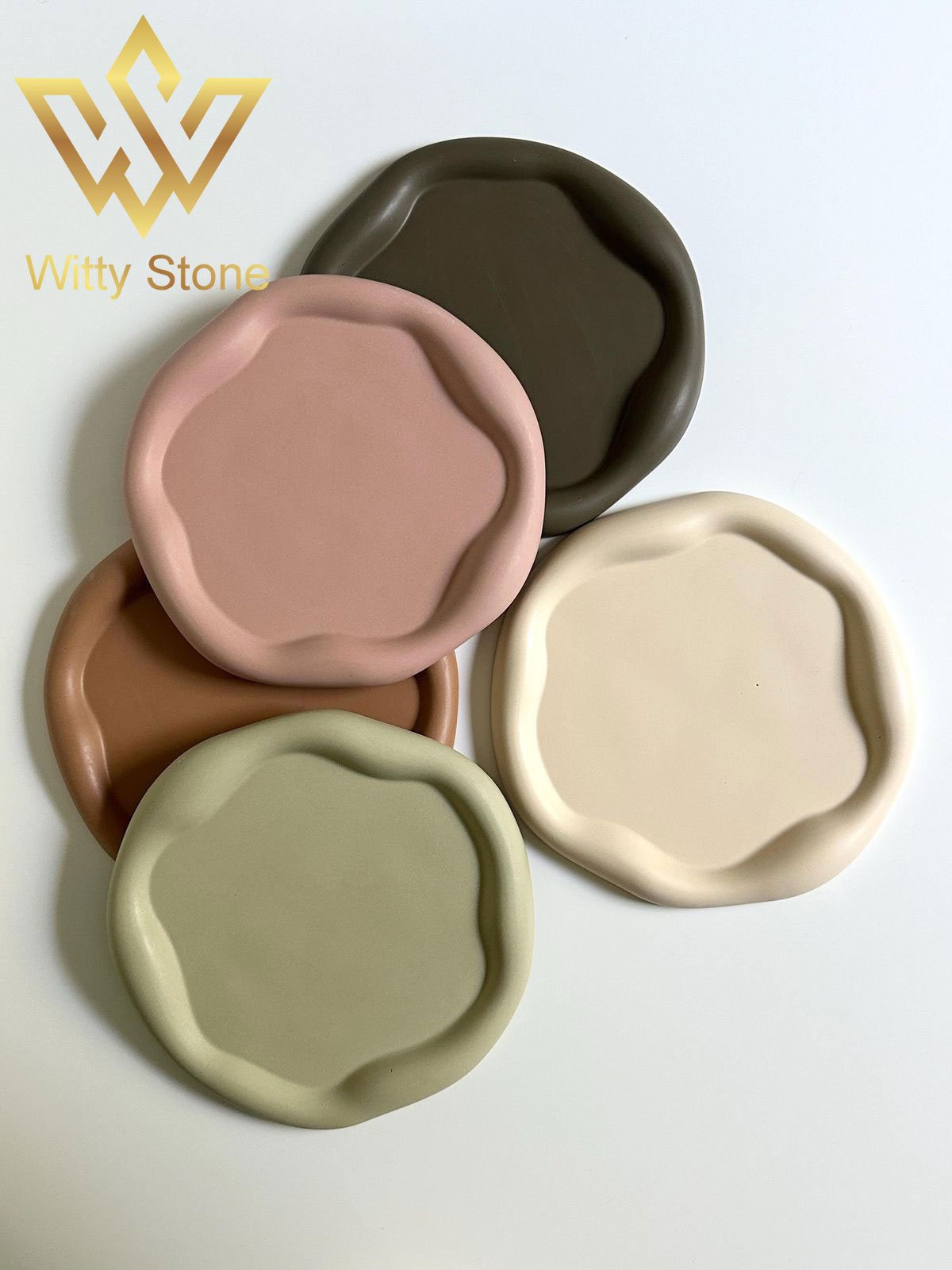 Irregular Round Cloud Tray