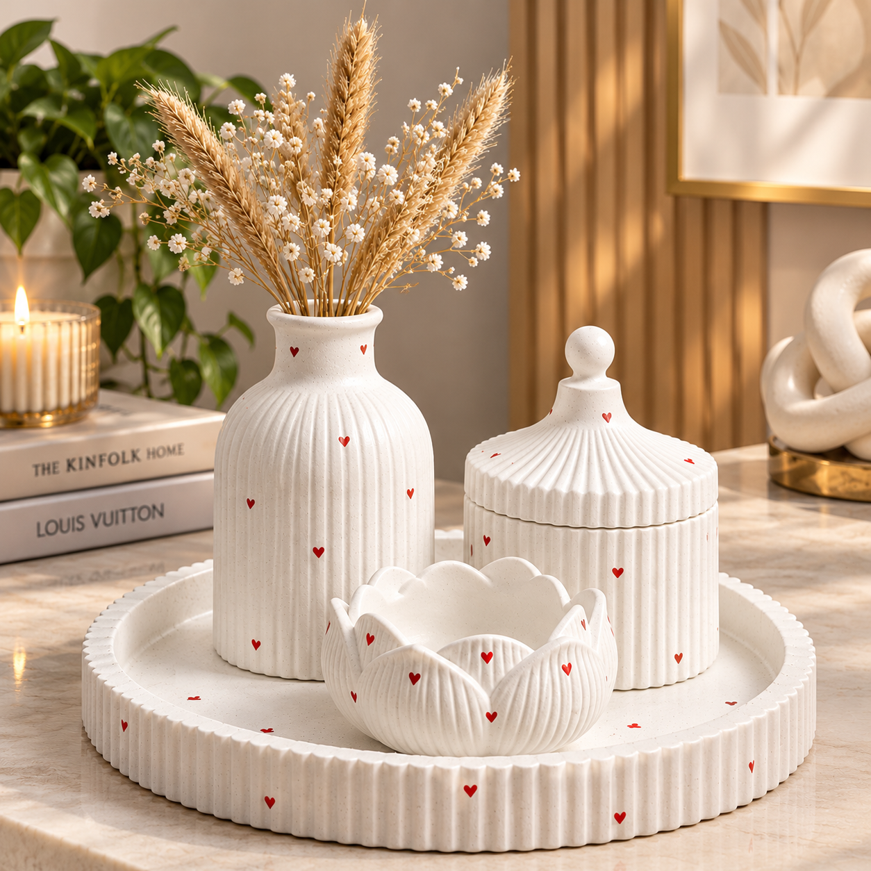 4pcs decor set